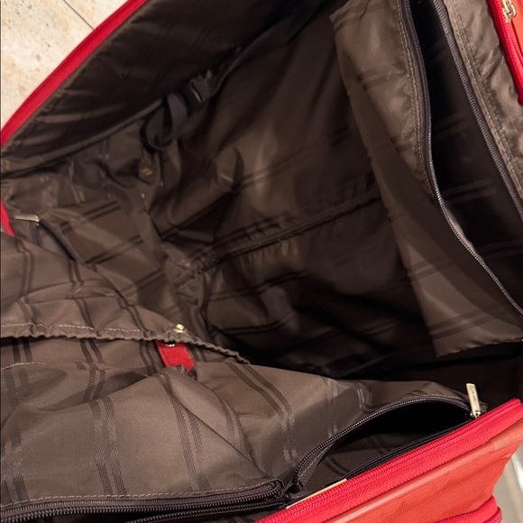 Tumi Red Rolling Travel carryon 2 wheels luggage - Picture 13 of 16